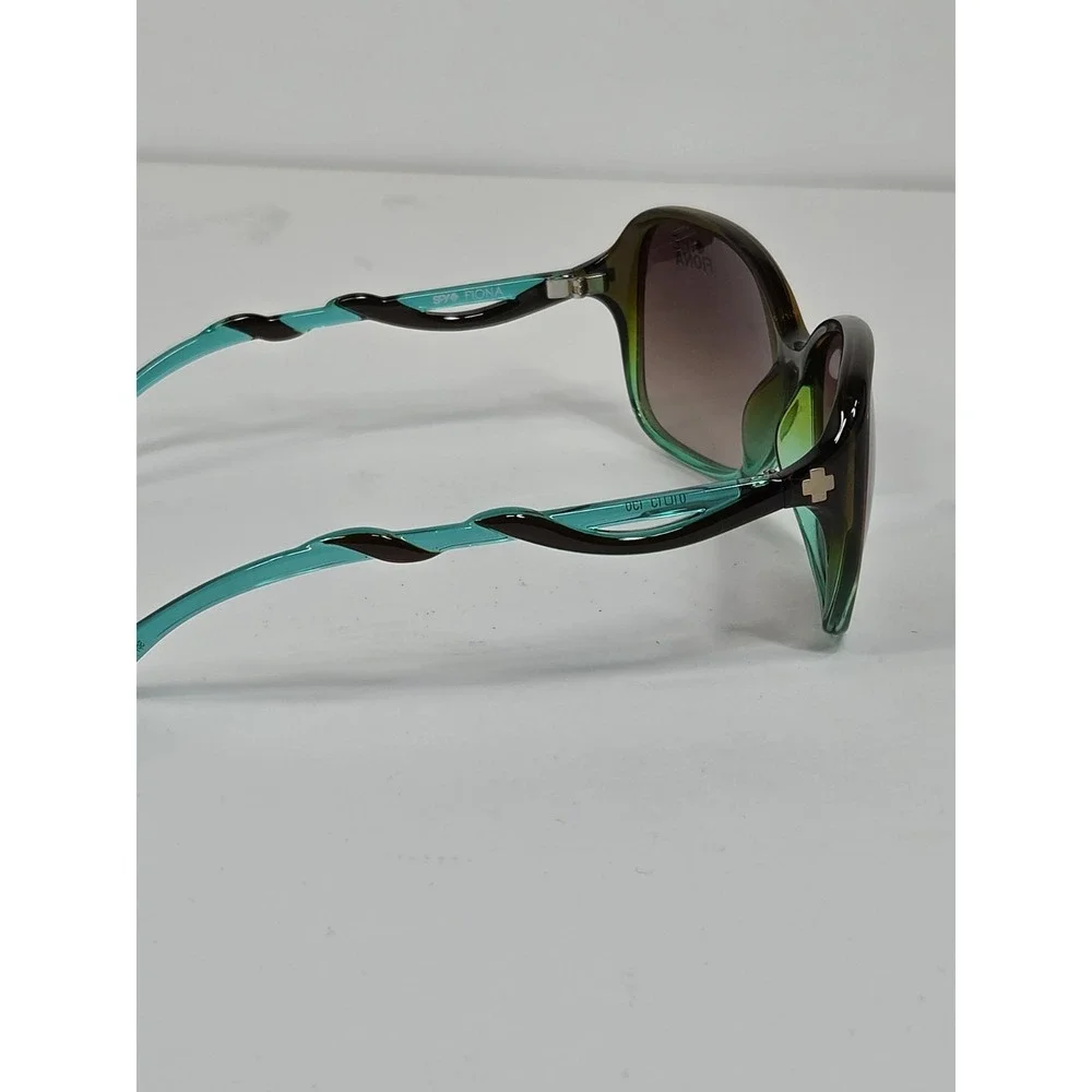 Spy Fiona Sunglasses-Mint Chip Fade-Happy Bronze Fade Lens